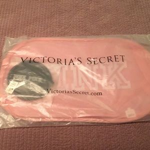 Pink Victoria Secret laundry basket